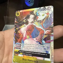 One Piece The Azure Sea's Seven Boa Hancock OP14-112 SR Foil NM - Image 2