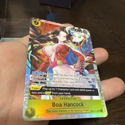 One Piece The Azure Sea's Seven Boa Hancock OP14-112 SR Foil NM - Image 3