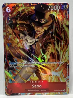 One Piece Sabo OP05-007 Volume 5 Illustration Box Promo - Image 1