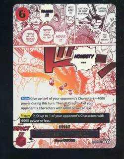 One Piece English OP11-018 Honesty Impact Manga Alternate Art Rare - Image 1