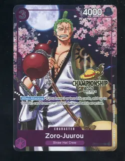 One Piece English OP05-067 Zoro-Juurou Championship 25-26 Event Pack Rare - Image 1