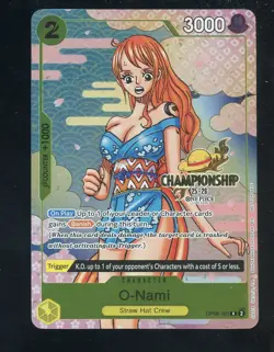 One Piece English OP06-101 O-Nami Championship 25-26 Event Pack Rare - Image 1