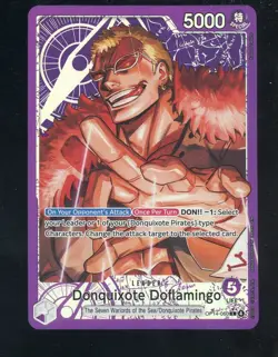 One Piece English OP14-060 Donquixote Doflamingo Alternate Art Leader - Image 1