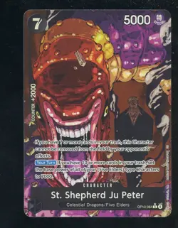 One Piece English OP13-084 St Shepherd Ju Peter Special Alternate Art Rare - Image 1