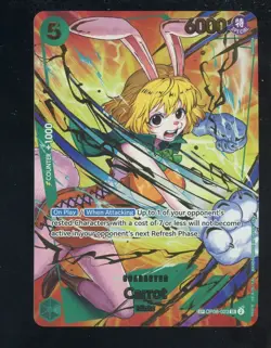 One Piece English OP08-023 Carrot Special Alternate Art Super Rare - Image 1