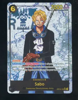 One Piece English OP13-120 Sabo Alternate Art Secret Rare - Image 1