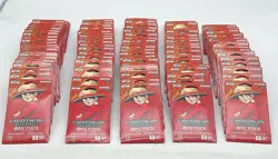 Lot of (100) One Piece English OP-13 Carrying On His Will Sleeved Packs #2 - Image 1