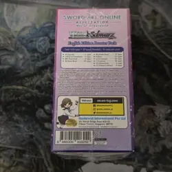 Weiss Schwarz Sword Art Online Alicization War of Underworld Booster Box 8885009406242 - Image 2