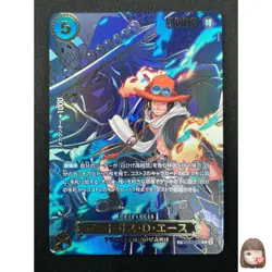 [NM]Portgas D. Ace ONE PIECE Card Japanese EB02-028 R Carrying on His Will 19F21 - Image 1