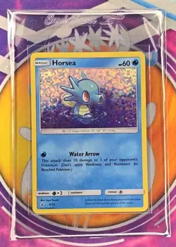 🔥Pokemon TCG McDonald's Promo Horsea 3/12 Holo Promo Card Sleeved/Protected👍📈 - Image 4