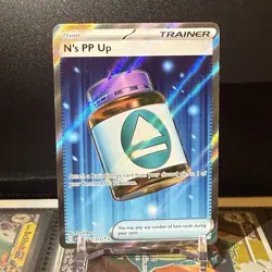 Pokemon N's PP Up Full Art Trainer-Item Holo Rare 262/217 English Single Card - Image 1
