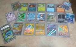 Pokemon TCG 20 Card Lot Foil Holo Graded Jigglypuff Venusaur Gloom Rapidash - Image 1