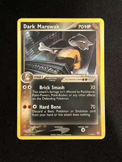 Pokemon TCG Dark Marowak Card 7/109 Team Rocket Returns - Image 1