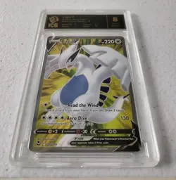 Lugia V 185/195 - Silver Tempest *ICG 8 - NM-MINT* Full Art Holo Pokemon Card - Image 2