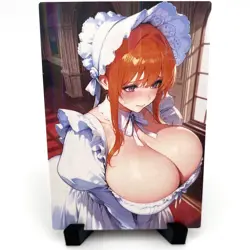 Bleach Orihime Inoue Sexy Hot Anime Waifu Maid Girl Lewd Goddess Story Art Card - Image 1