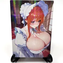 Bleach Orihime Inoue Sexy Hot Anime Waifu Maid Girl Lewd Goddess Story Art Card - Image 2