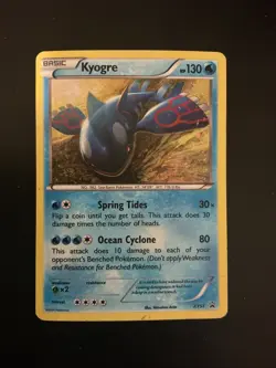 Pokemon Kyogre Card XY51 Holo Black Star Promo 2015 - Image 1