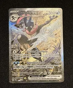 Pokemon Greninja ex 132 Scarlet & Violet Promo Card Holo NM 🔥🔥 - Image 3
