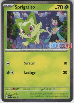 Sprigatito Holo Promo SV: Scarlet & Violet Promo Cards 191 Pokemon - Image 1
