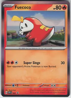 Fuecoco - 002 Holo Promo SV: Scarlet & Violet Promo Cards 002 Pokemon - Image 1