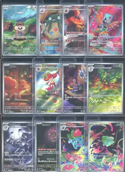 Lot of (12) Assorted Pokemon Korean m1L sv11W Art Rare Cards - Image 1