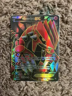 Pokemon Groudon EX Full Art Ultra Rare Holo Dark Explorers Card 106/108 - Image 1