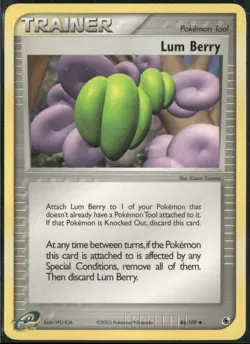 Lum Berry 84/109 EX Ruby & Sapphire Pokemon English Card (MP) - Image 1