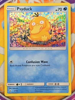 🔥McDonald's 2018 Pokemon TCG Psyduck Holo Card #2/12 Happy Meal Promo MP👍📈 - Image 1
