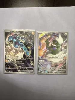 Thundurus and Tornadus AR 2025 Pokemon Card TCG English Promo 209 210 Art Rare - Image 1