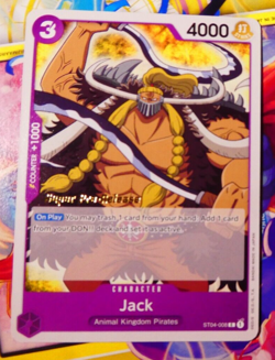 One Piece English Card Super Pre-Release Game Carte Jack ST04-008 En Mint - Image 1