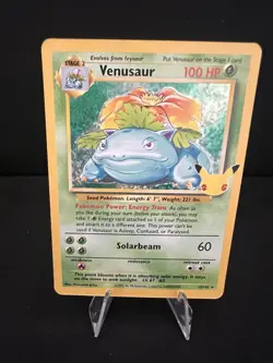 Pokemon TCG Venusaur 15/102 Celebrations 25th Anniversary Card NM SWSH - Image 1