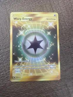 WARP ENERGY 123/131 HOLO FORBIDDEN LIGHT GOLD SECRET POKEMON CARD NM Free Ship - Image 1