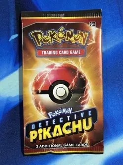 Pokemon TCG Detective Pikachu 2 Card Booster Pack Sealed - Image 1