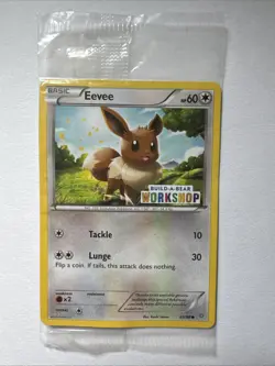 Pokemon Card Eevee Build a Bear Workshop Promo Ancient Origins 63/98 SEALED - Image 1