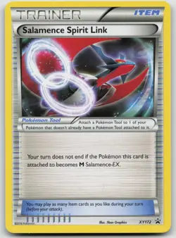 Pokemon Card Salamence Spirit Link Promo XY Promos XY172 - Image 1