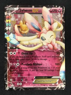 Sylveon EX RC21/RC32 Ultra Rare Generations: Radiant Collection Pokemon Card - Image 1