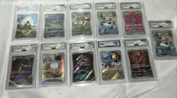Lot of 12 Graded Japanese Pokemon Cards AGS / DSG Gem Mint 10 & Mint+ 9.5 - Image 1