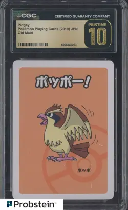 2019 Pokemon Japanese Playing Cards Old Maid Pidgey CGC 10 PRISTINE - Image 1