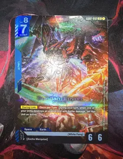 Gundam Card Game - Dual Impact - Gundam Epyon LR GD02-002 - Near Mint Foil - Image 1