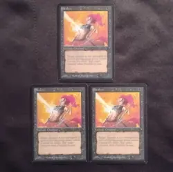 Magic The Gathering Beta Paralyze x3 Enchantment English Black Anson Maddocks - Image 1