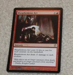 OG Foil Blasphemous Act • Innistrad • Mtg (2183) - Image 1