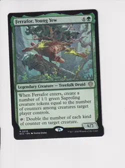 MAGIC THE GATHERING MTG COMMANDER: LORWYN ECLIPSED FERRAFOR, YOUNG YEW - Image 1