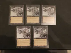 MTG - 5x - Darkness - Legends Magic the Gathering 1994 2 HP 3 LP - Image 1