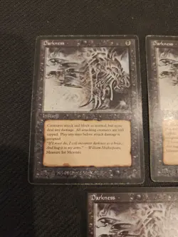 MTG - 5x - Darkness - Legends Magic the Gathering 1994 2 HP 3 LP - Image 2