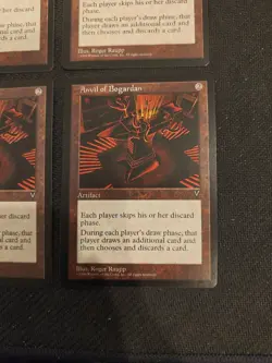 Magic The Gathering MTG Anvil of Bogarden Visions x4 RARE EX/LP Reserved List - Image 2