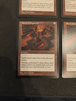 Magic The Gathering MTG Anvil of Bogarden Visions x4 RARE EX/LP Reserved List - Image 3