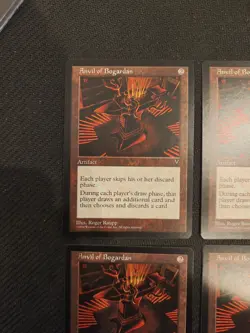 Magic The Gathering MTG Anvil of Bogarden Visions x4 RARE EX/LP Reserved List - Image 4