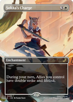 Sokka's Charge (Borderless) Avatar: The Last Airbender: Eternal-Legal - Near Min - Image 1