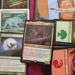 Tovolar's RARE***WEREWOLF*/Wolves** Tribal Custom Complete COMMANDER DECK MTG - Image 1