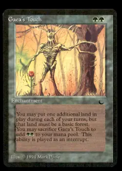 Gaea's Touch LP Light Play The Dark MTG [6683] - Image 1